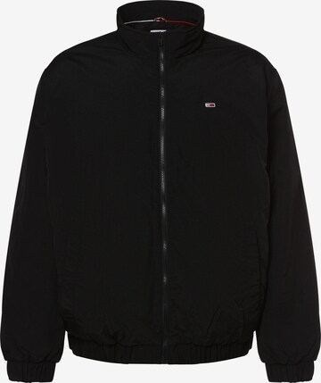 Veste mi-saison Tommy Jeans Plus en noir : devant