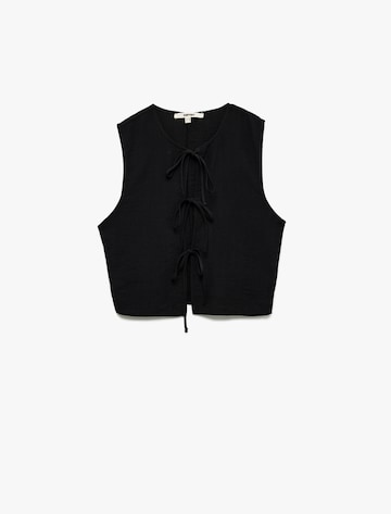 Koton Blusentop in Schwarz