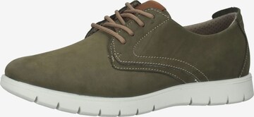 FRETZ MEN Athletic Lace-Up Shoes in Green: front