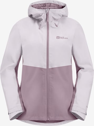 JACK WOLFSKIN Outdoorjacke 'Weiltal' in Lila: Vorderseite