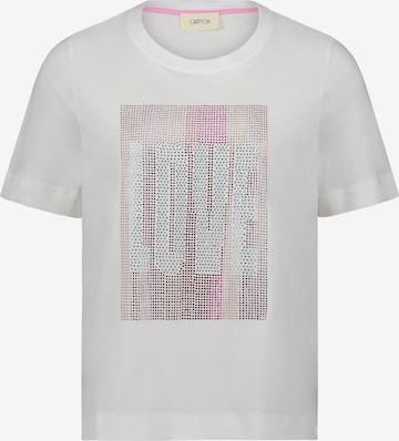 Cartoon Paita värissä valkoinen: etupuoli