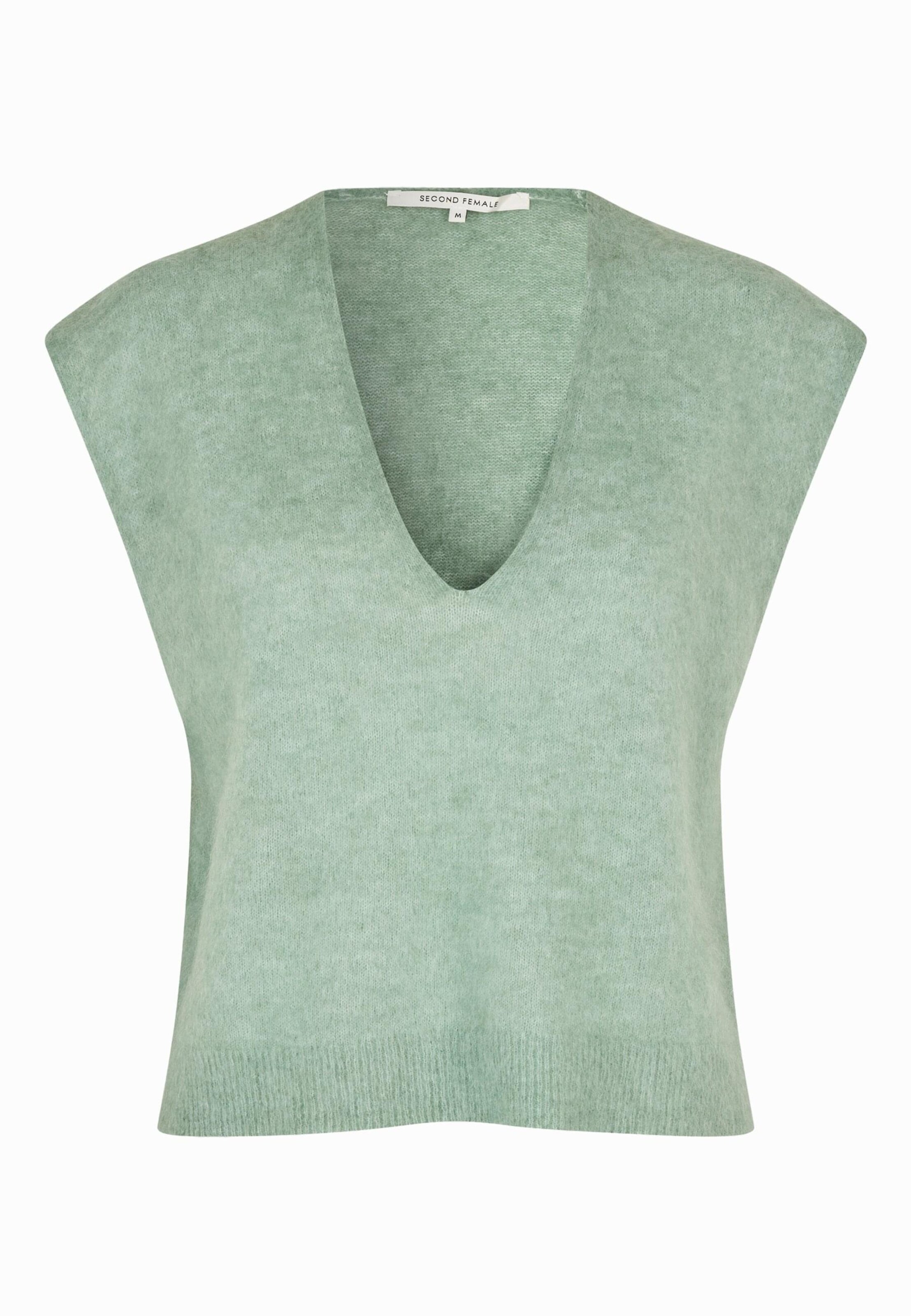 SECOND FEMALE Trui 'Camryn' in Groen: voorkant