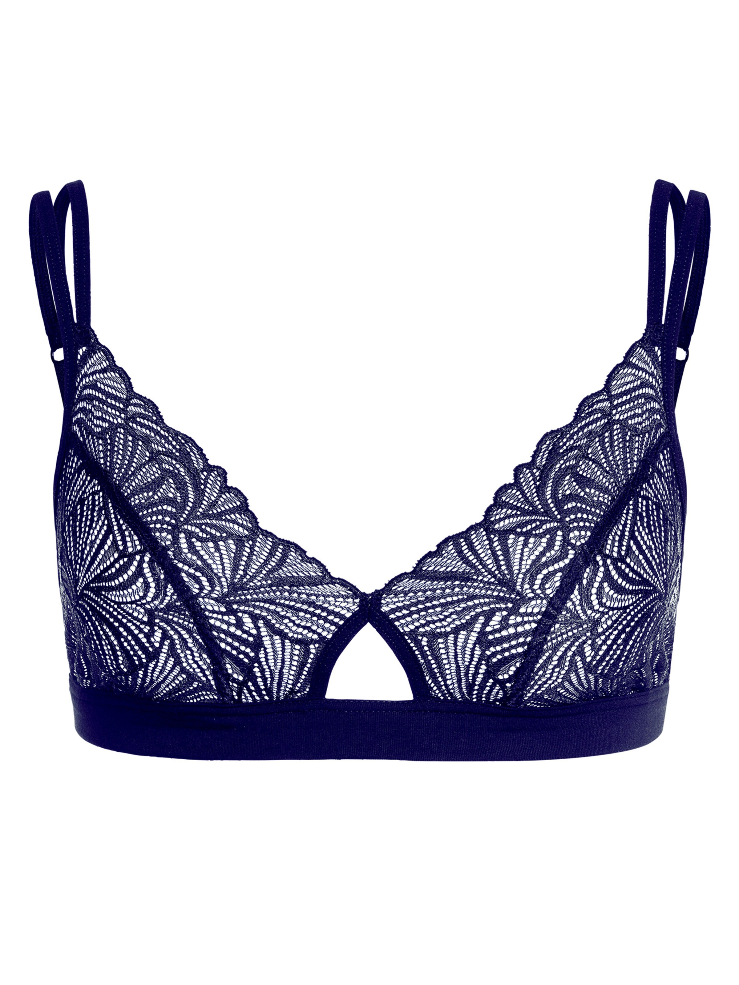 Bustier Soutien-gorge Erlich Textil en bleu : devant
