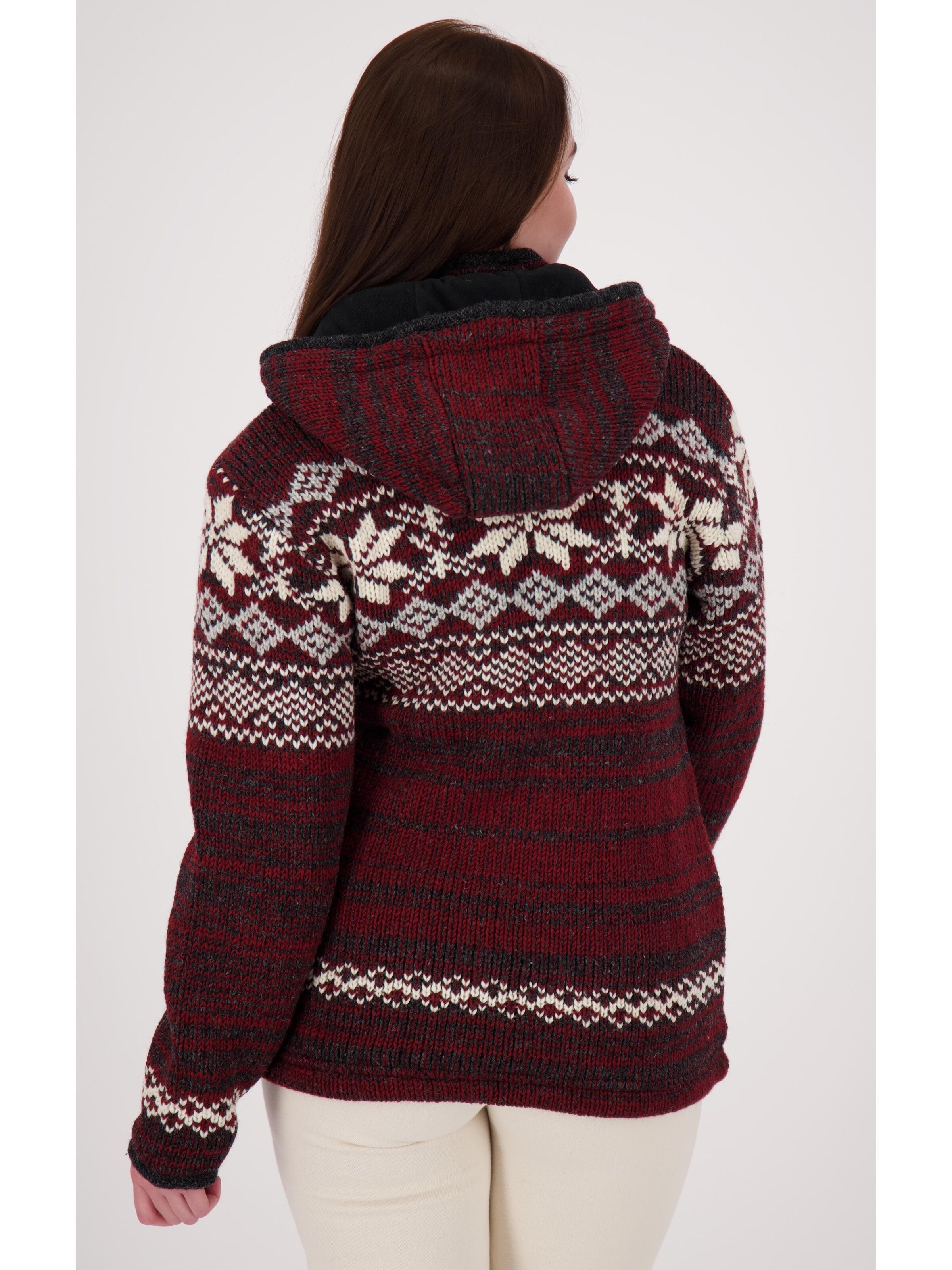 deproc Fleece jacket 'ANNAPURNA' in Red