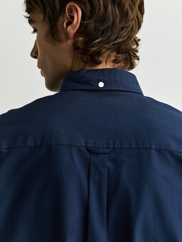 Next Regular fit Button Up Shirt in Blue