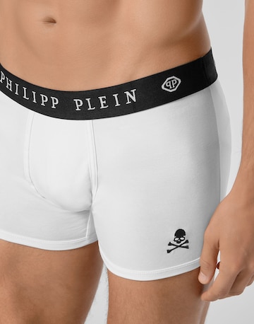 Philipp Plein - Boxers 'Skull' em branco