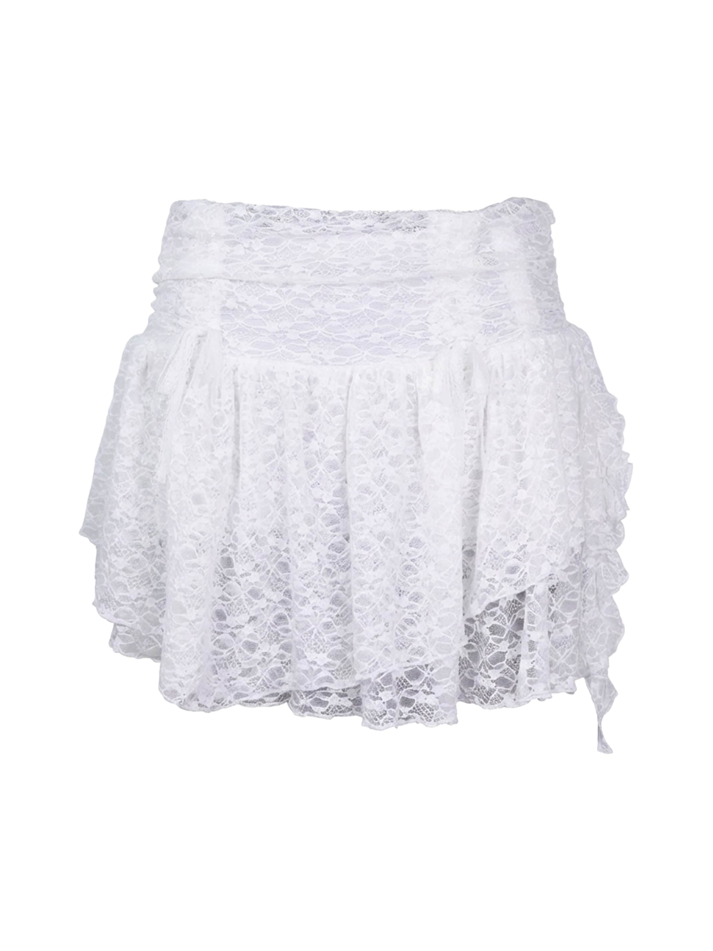 studioselect Jupe 'Poppy' en crème, Vue avec produit