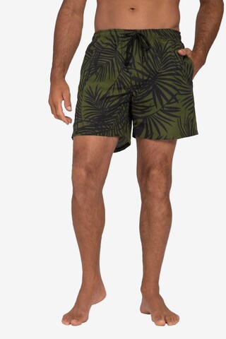 JAY-PI Board Shorts in Green: front