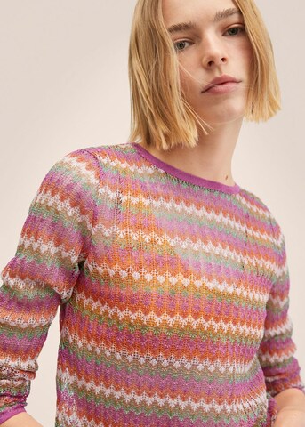 MANGO Pullover 'Puval' in Pink