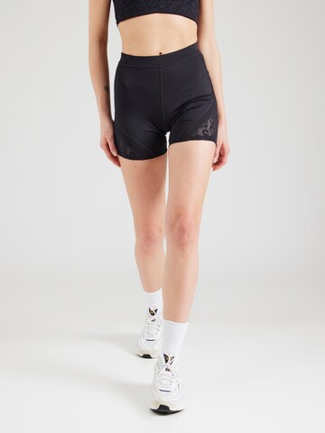 Reebok Обычный Спортивные штаны в Черный: спереди