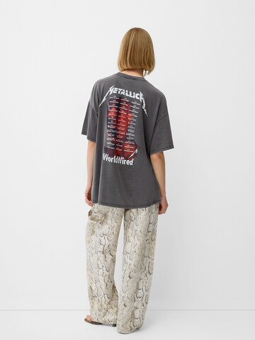 Maglietta di Bershka in grigio