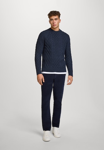 Kronstadt Regular Chino trousers 'Eben' in Blue