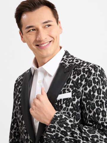 Coupe slim Veste de costume 'Brixdon' Finshley & Harding London en gris