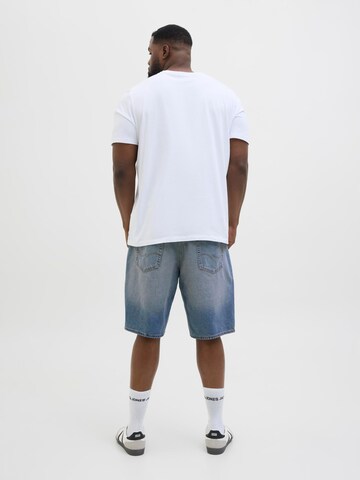 Jack & Jones Plus Baggy Shorts in Blau