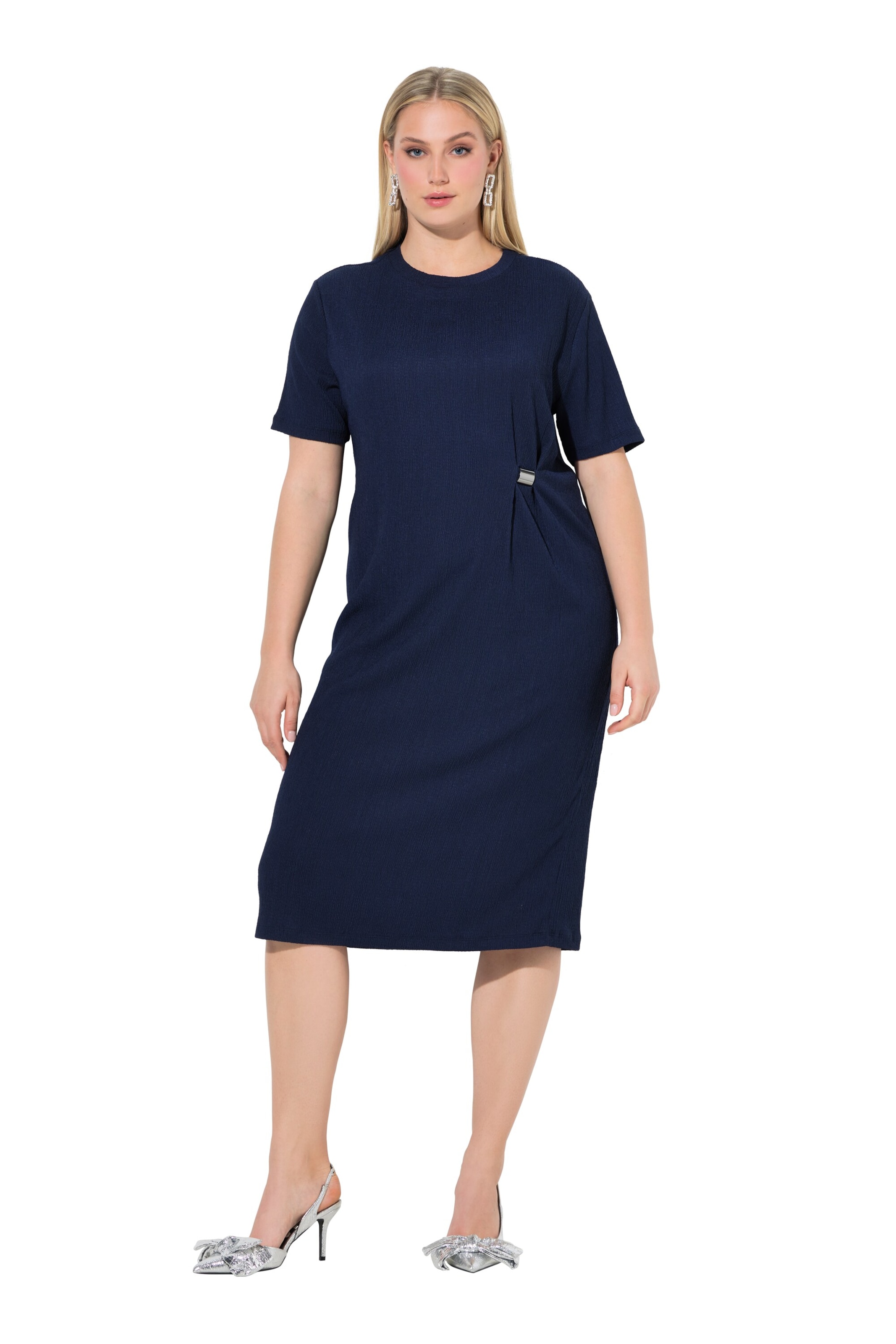 Ulla Popken Jurk in Blauw: voorkant