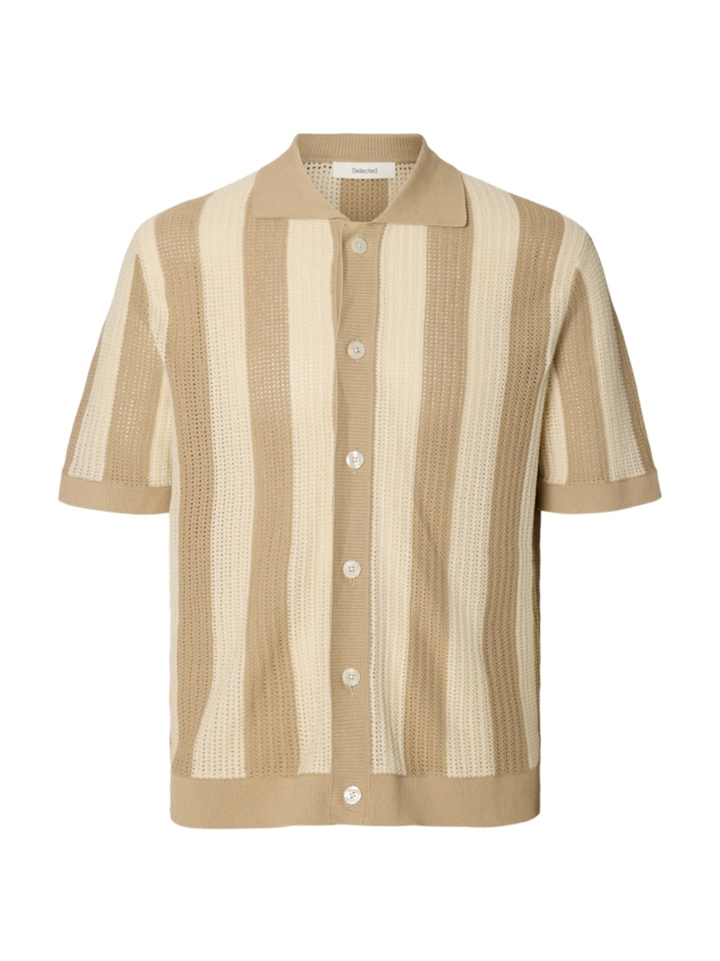 SELECTED Strickjacke in Beige: Vorderseite