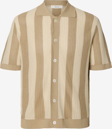 SELECTED Strickjacke in Beige: Vorderseite