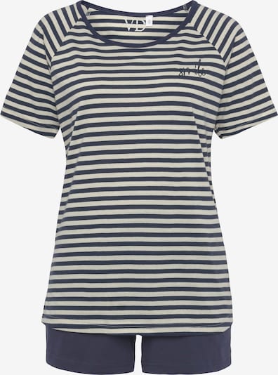 Pižama 'Dreams' iš VIVANCE, spalva – tamsiai mėlyna jūros spalva / vilnos balta, Prekių apžvalga