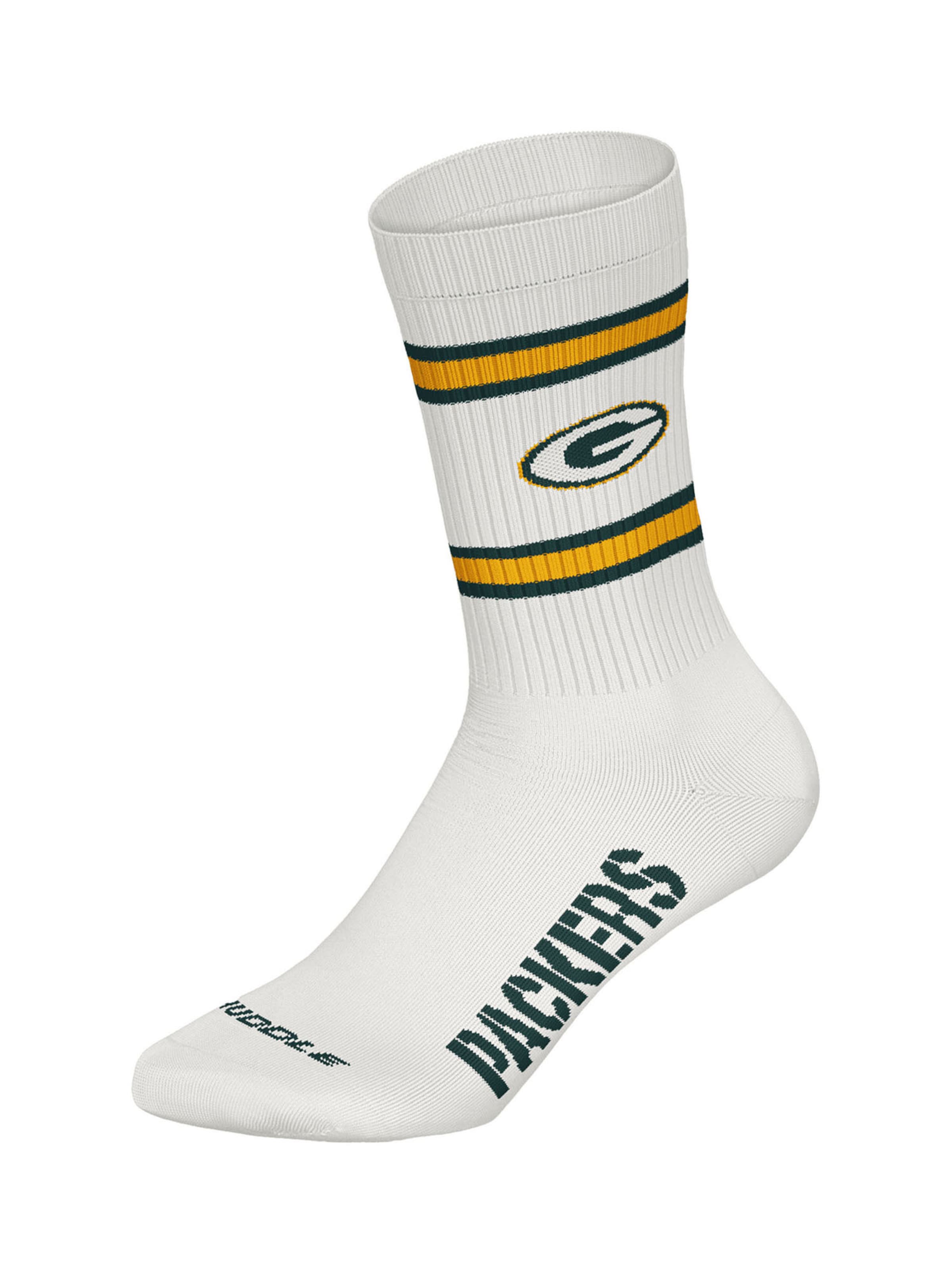 Chaussettes 'Green Bay Crew' Huddle en jaune