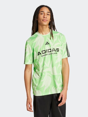ADIDAS SPORTSWEAR Функционална тениска 'TIRO' в зелено: отпред