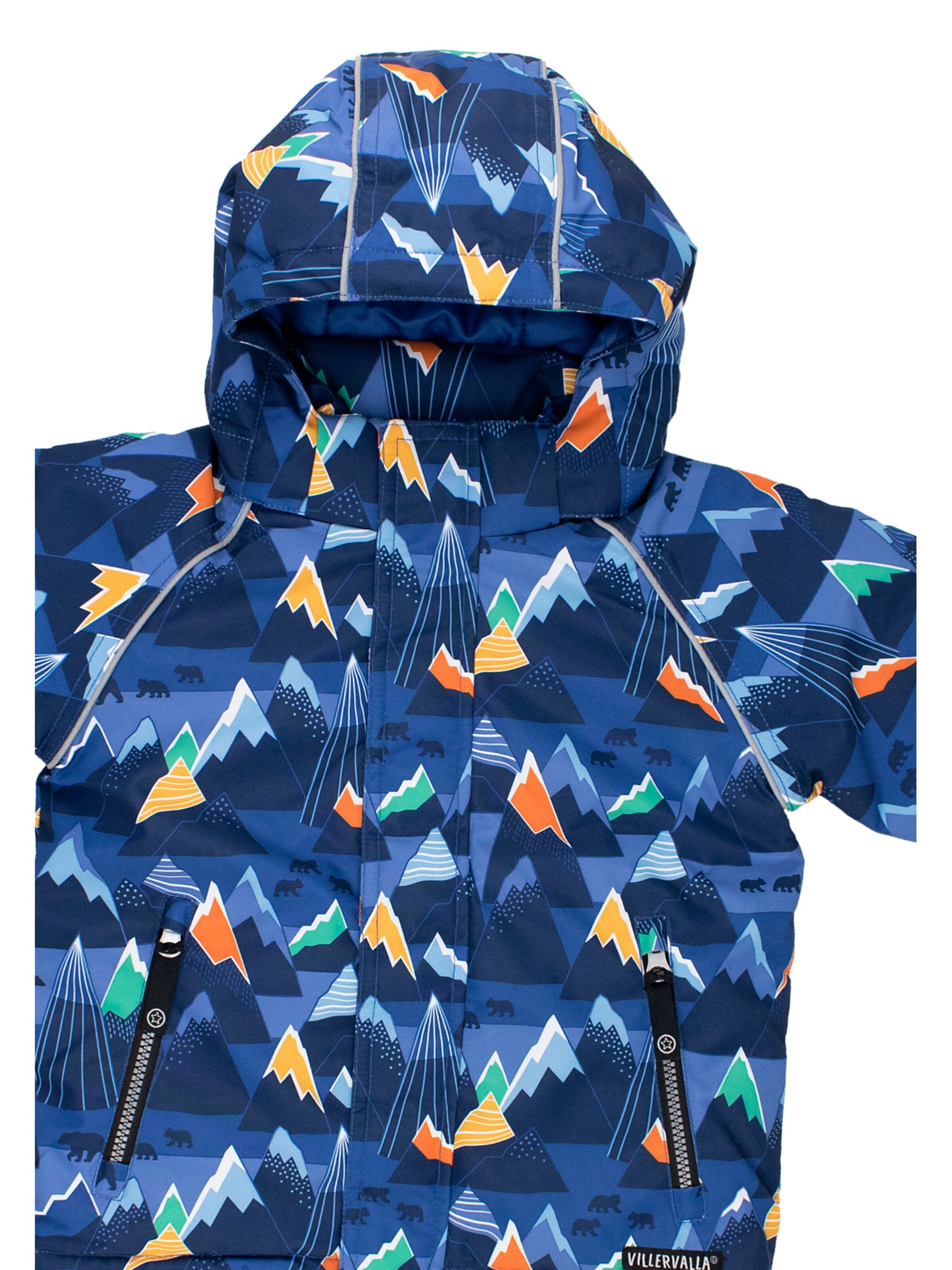 Villervalla Winter Jacket ' Mountain ' in Blue