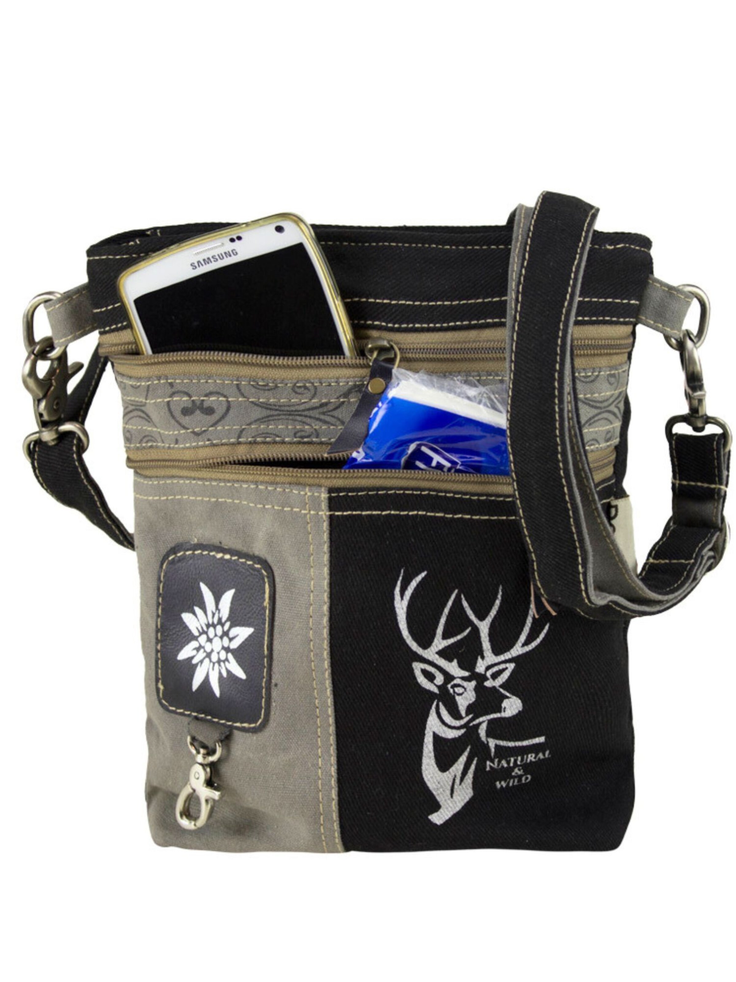 DOMELO Crossbody Bag 'Domelo' in Black