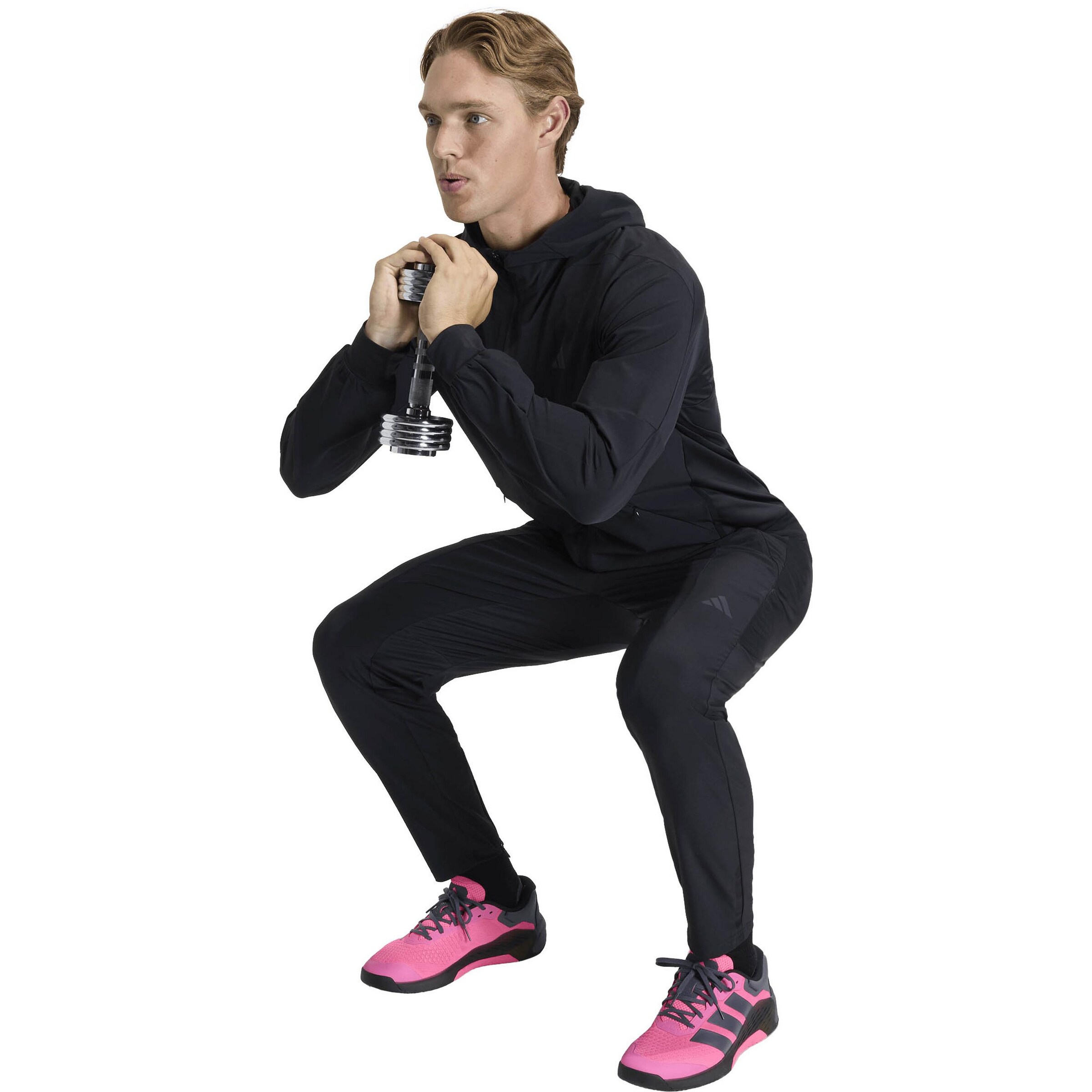 ADIDAS PERFORMANCE Slimfit Spodnie sportowe 'D4T' w kolorze czarny