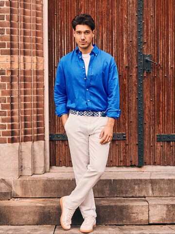 Steppin' out Regular Fit Hemd‌ in Blau