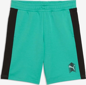 PUMA Regular Sportbroek in Groen: voorkant