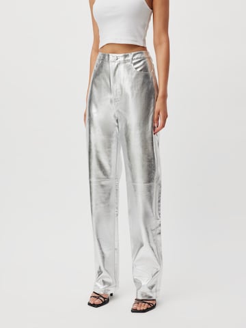 LeGer by Lena Gercke Loosefit Hose 'Katrin' in Silber