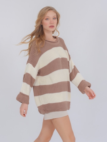 FRESHLIONS Pullover ' Diana ' i beige