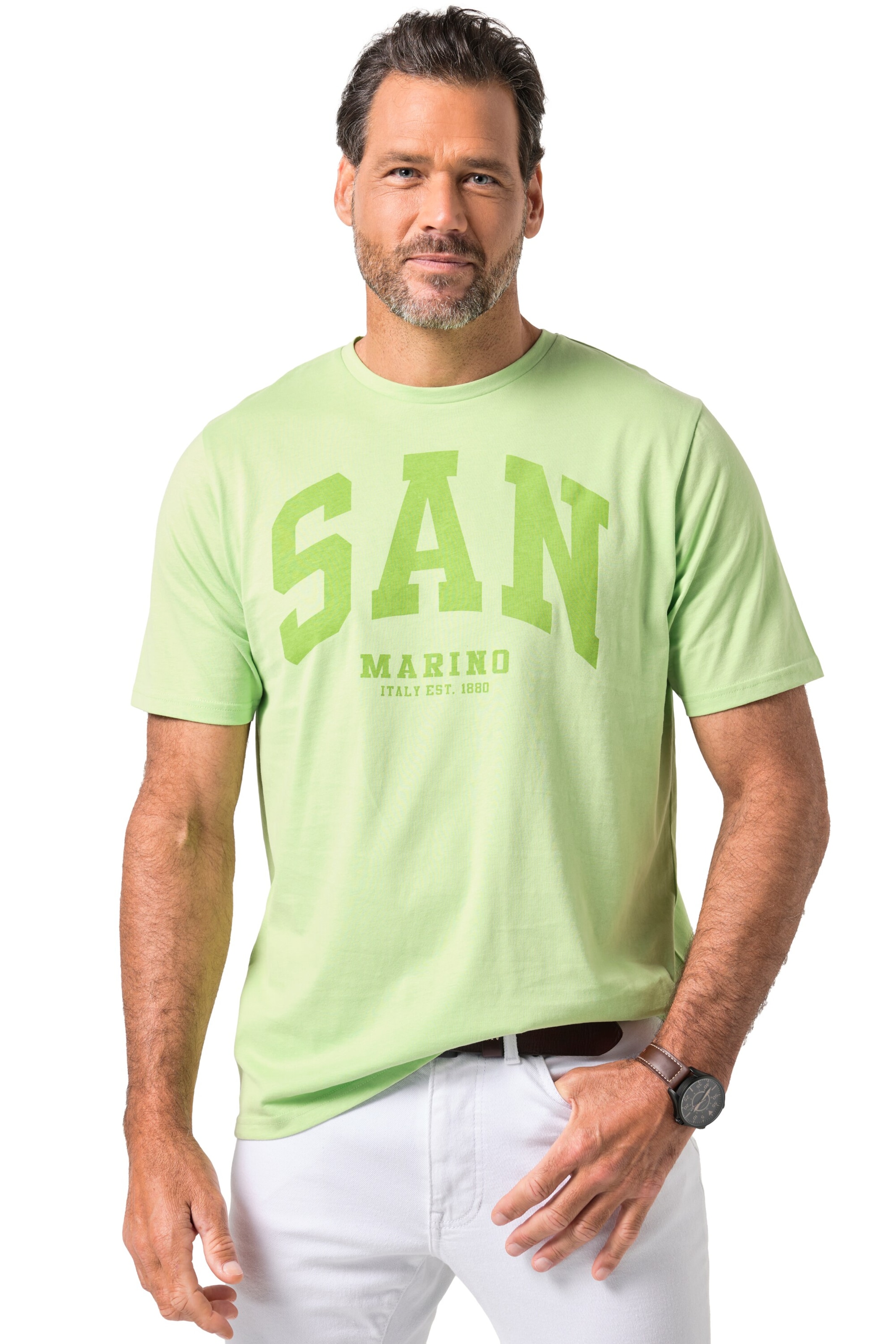 JP1880 T-Shirt in Grün: Vorderseite