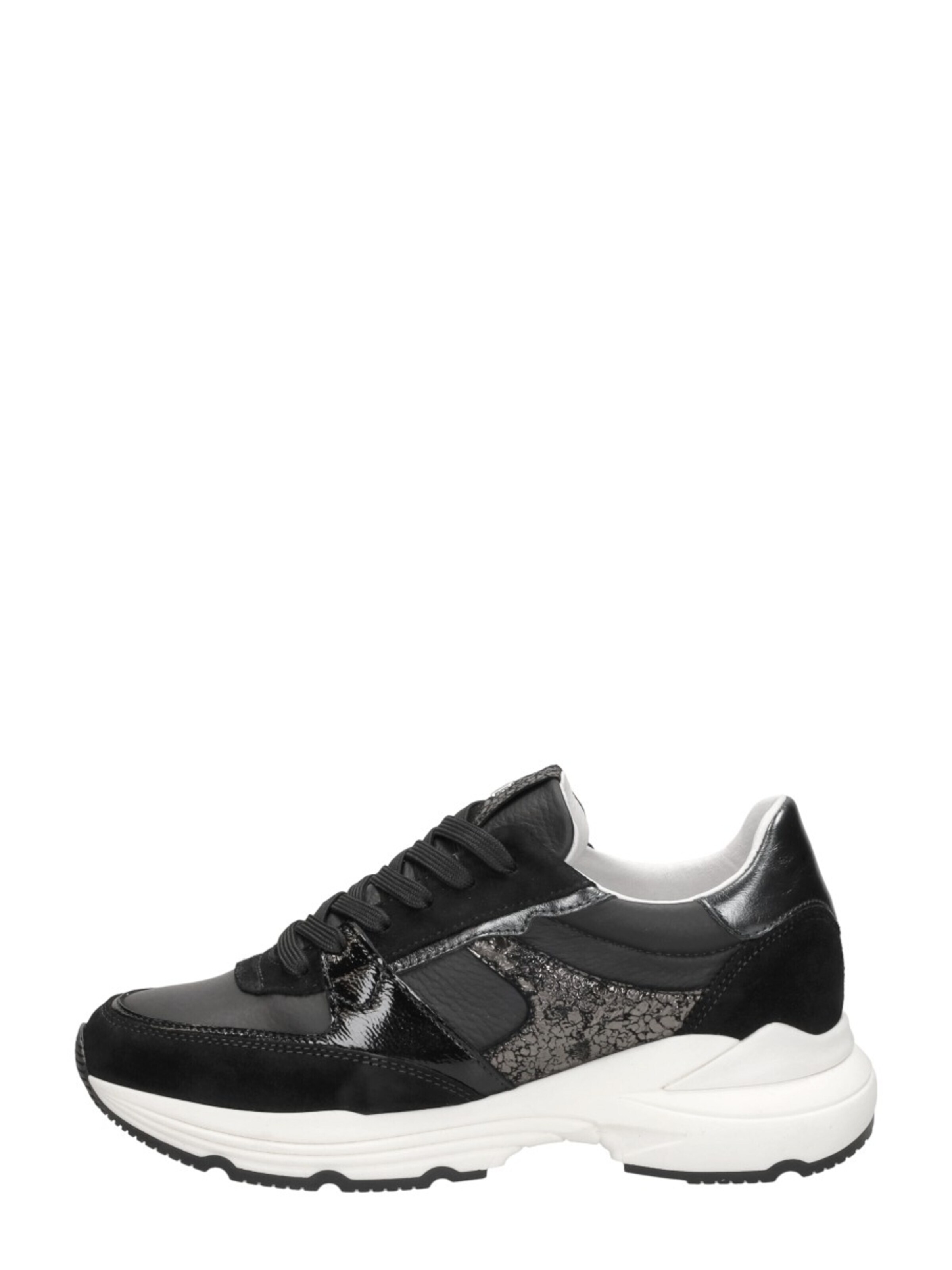 Baskets basses 'Laag' Red-Rag en noir : devant