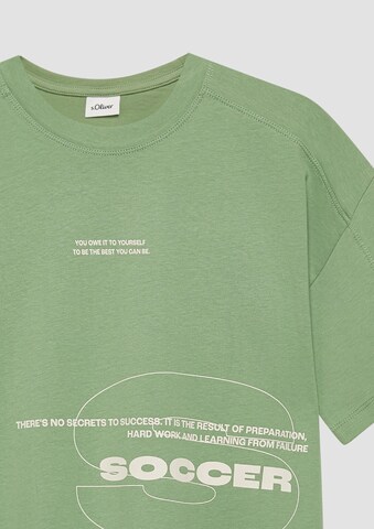 s.Oliver T-Shirt in Grün