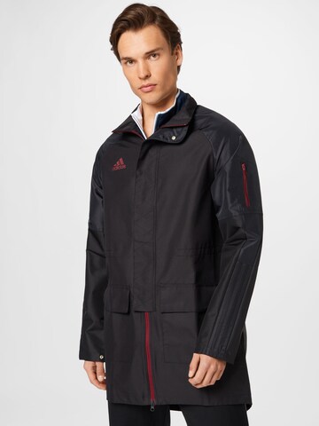 ADIDAS SPORTSWEAR Athletic Jacket 'Tiro' in Black: front