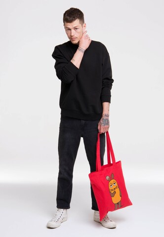 LOGOSHIRT Shopper 'Die Sendung mit der Maus' in Rood