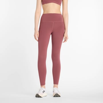 new balance Skinny Sportbroek in Rood: voorkant