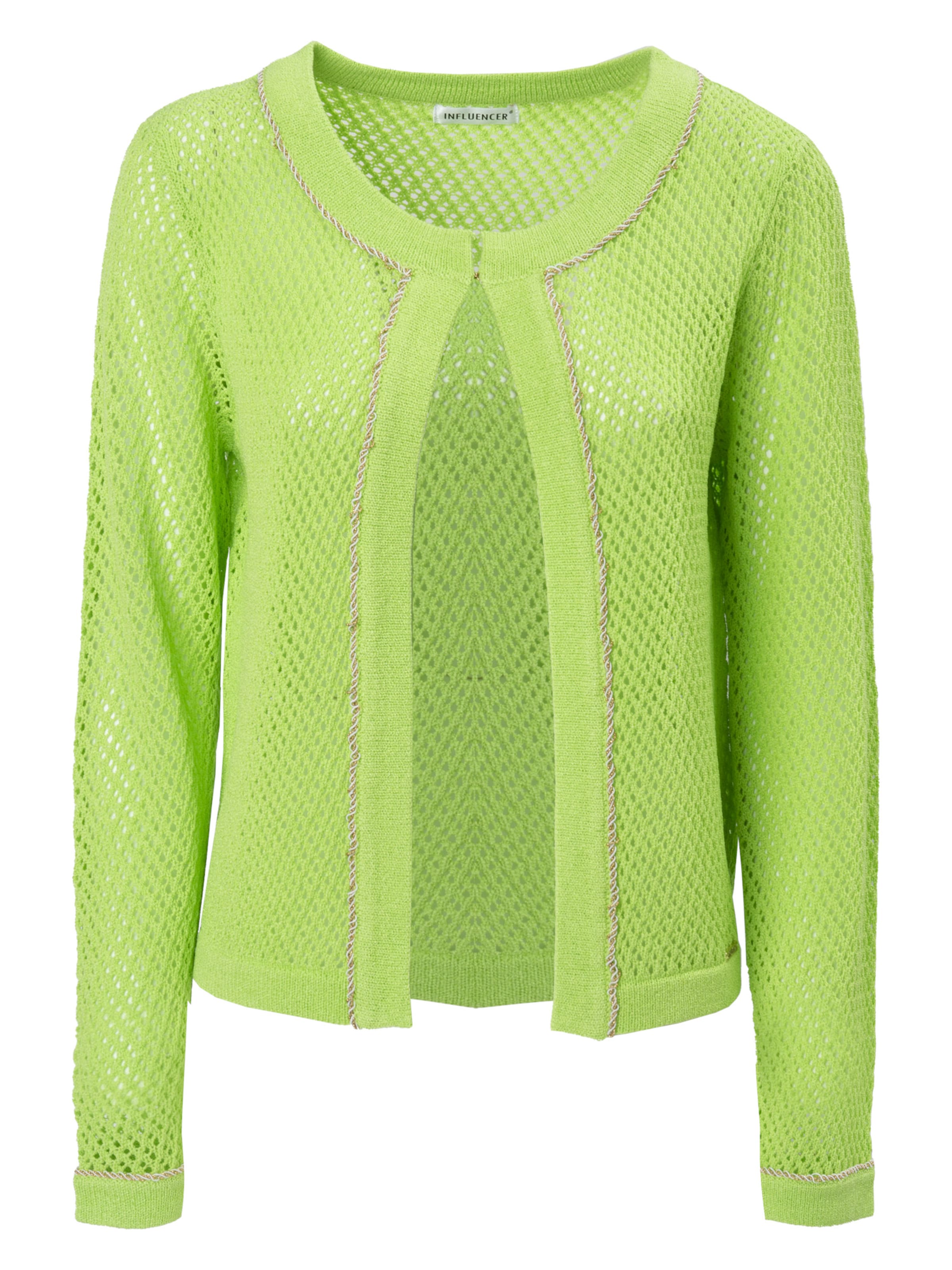 Influencer Pletena jopa | zelena barva: sprednja stran