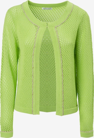 Influencer Knit cardigan in Green: front