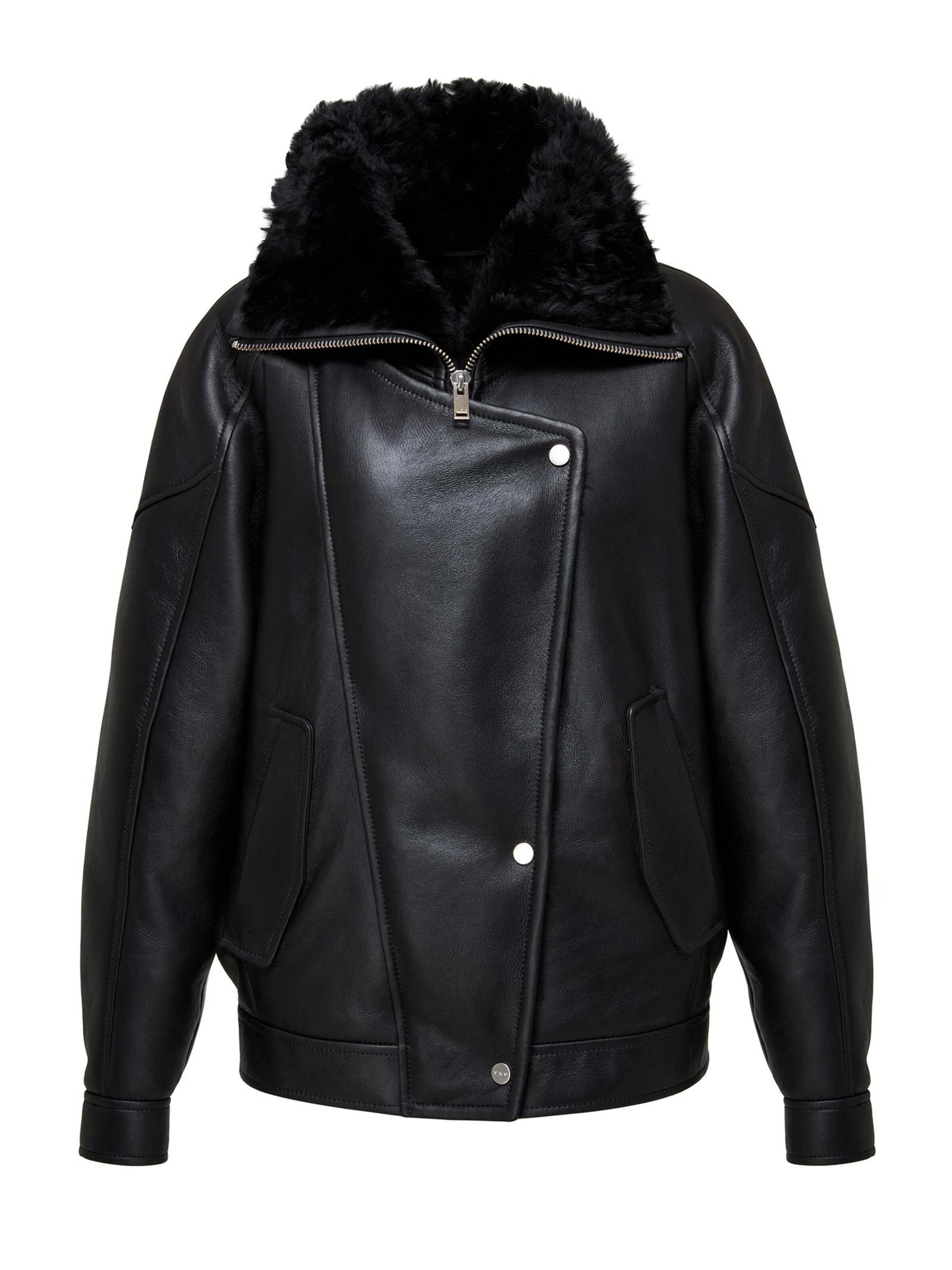 V S P Vinterjakke 'Sandie' i sort, Produktvisning