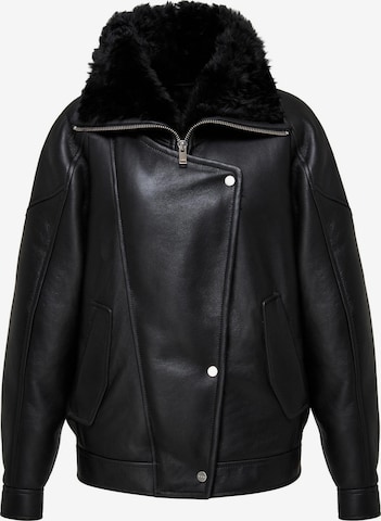 V S P Winterjacke 'Sandie' in Schwarz: Vorderseite