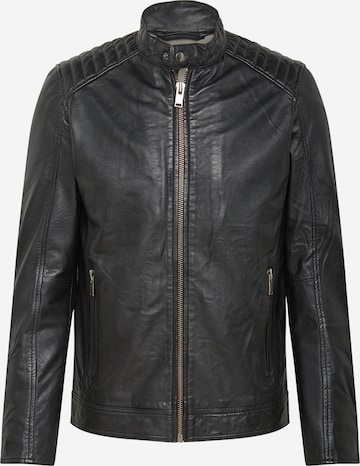 SELECTED HOMME Prehodna jakna | črna barva: sprednja stran