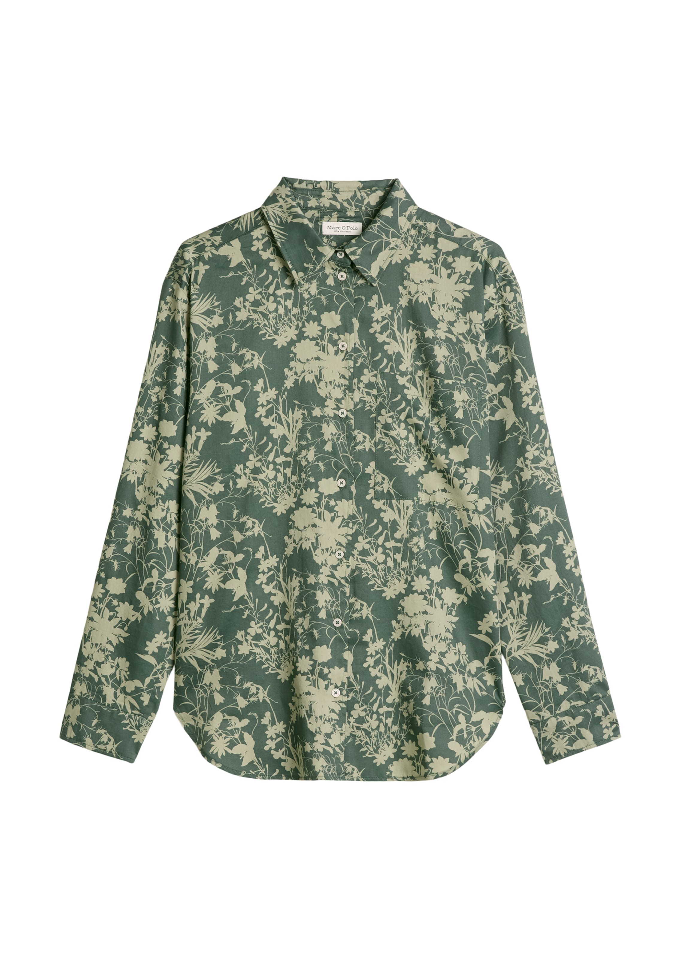 Marc O'Polo Bluse in Grün: Vorderseite