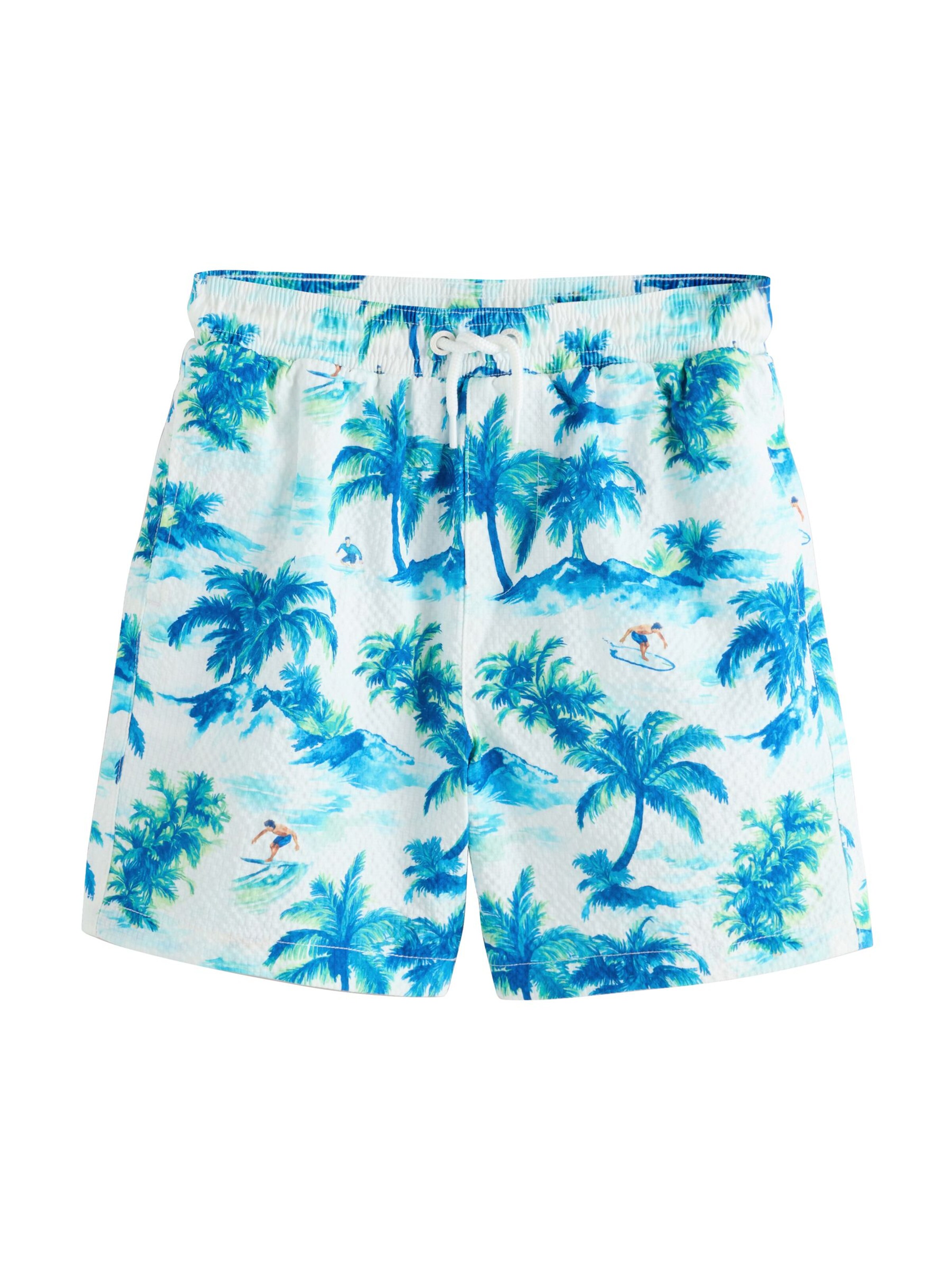 Next Board Shorts in Blue: front