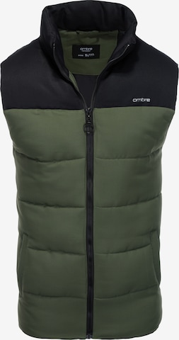 Gilet 'V36' Ombre en vert : devant