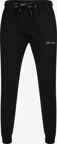 Threadbare Pants 'Ferry' in Black: front