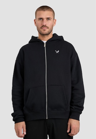 Distorted People Mikina 'Classic' – černá: přední strana