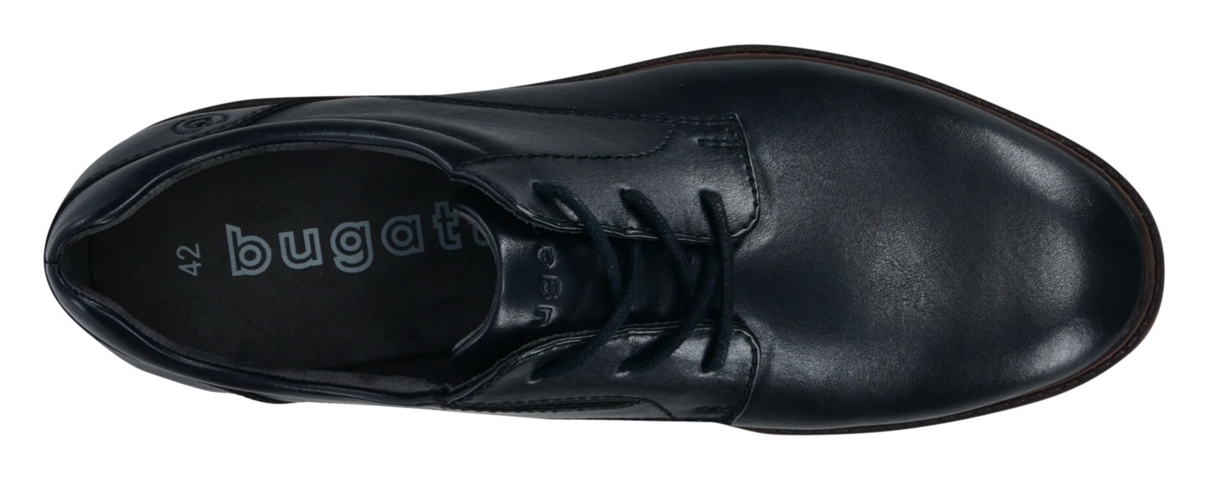 bugattiCipele na vezanje - crna boja