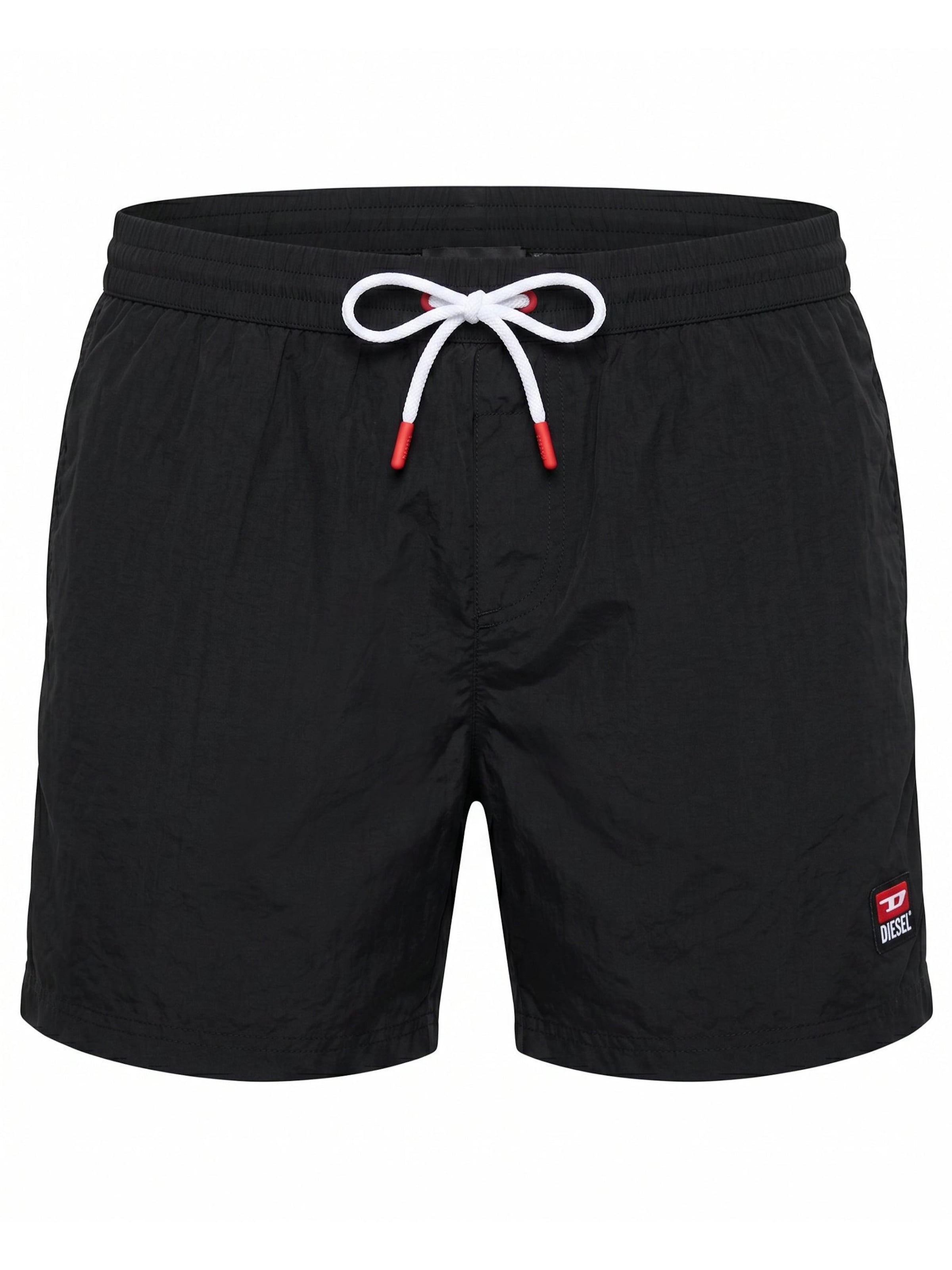 Shorts de bain 'BMBX-NICO-PATCH' DIESEL en noir : devant