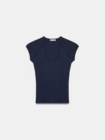 Dilvin - Top em azul: frente